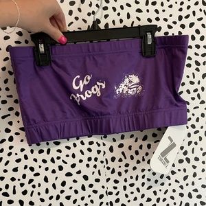 NWT TCU Horned Frogs Bandeau